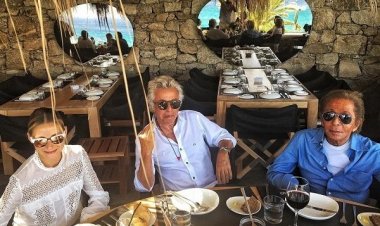 Στη Μύκονο βρίσκεται ο Valentino και η Ολίβια Παλέρμο!! (pics)