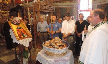 Εορτασμός του Αγίου Σαμψών του Ξενοδόχου στη Μεγάλη Παναγιά Μυκόνου