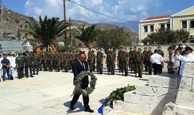 Ο Γιάννης Φλεβάρης στις εορταστικές εκδηλώσεις για την απελευθέρωση του Καστελλόριζου