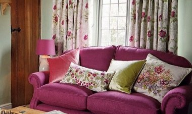 Φωτεινοί ροζ και πράσινοι συνδυασμοί χρωμάτων για την διακόσμηση σπιτιού, σε ρομαντικό στυλ!!