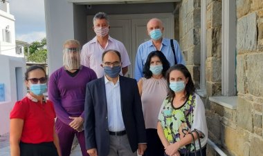Aegean Islands: Επίσκεψη εργασίας του Αντιπεριφερειάρχη Υγείας και Κοιν. Μέριμνας Κυκλάδων, Κώστα Μπιζά, στη Τήνο