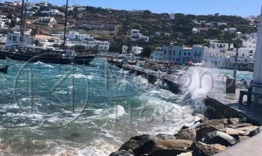Sea State Forecast: Λήψη αυξημένων μέτρων από το Λιμεναρχείο Μυκόνου, λόγω αναγγελίας θυελλωδών ανέμων!!