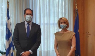 MP Katerina Monogiou: Συνάντηση της Κατερίνας Μονογυιού με τον Υφυπουργό Μεταφορών και Υποδομών Γιάννη Κεφαλογιάννη