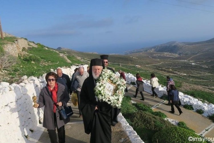 Ποιμαντική επίσκεψη του Σεβασμιώτατου κ. Δωρόθεου Β' στη Φολέγανδρο