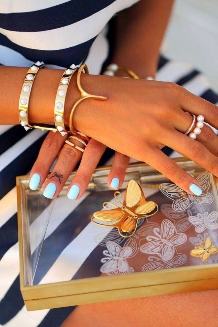 30+1 Προτάσεις με Νύχια σε Αqua Αποχρώσεις!!