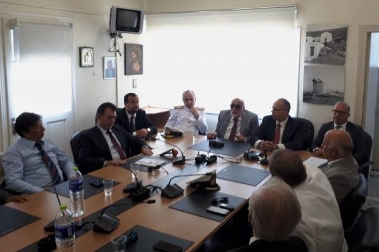 Συνάντηση του Αντιπεριφερειάρχη Κυκλάδων Γ. Λεονταρίτη με τον Υπουργό  Ναυτιλίας και Νησιωτικής Πολιτικής, Π. Κουρουμπλή στη Σίφνο