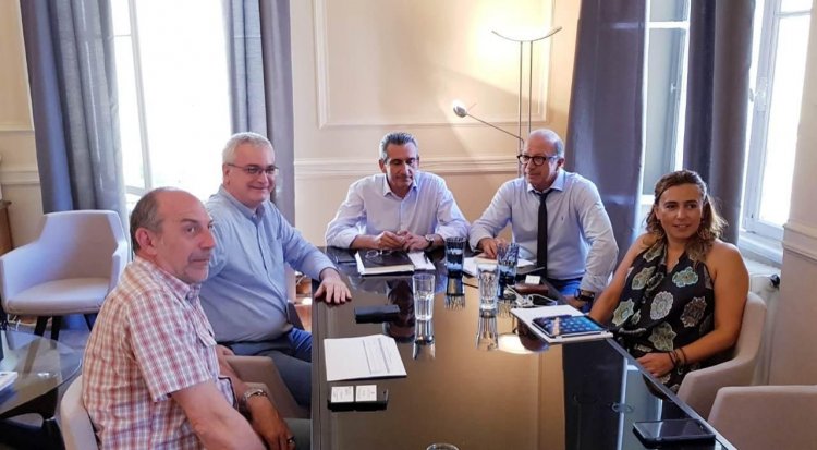 Σύσκεψη εργασίας του Περιφερειάρχη με την ηγεσία της ΕΓΝΑΤΙΑ ΑΕ, για την πορεία έργων και τον προγραμματισμό μελετών