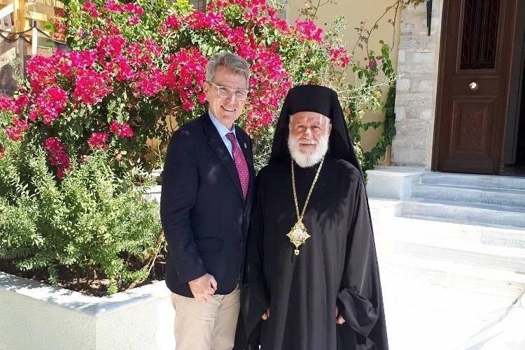 Ο Πρέσβης των Ηνωμένων Πολιτειών της Αμερικής κ. Geoffrey Pyatt στην Ερμούπολη