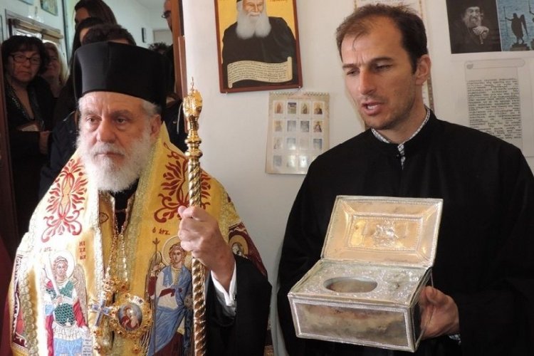 Η Τιμία Κάρα του Αγίου Μηνά στην νήσο Μύκονο