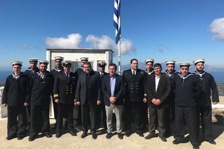 Επίσκεψη στη Ναυτική Βάση Άνδρου για τον εορτασμό των Αγ. Σαράντα