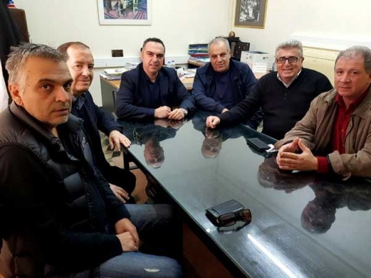 Συναντήσεις Σωματείου"Ζεύς" των εργαζομένων στη ΔΕΗ με την Περιφερειακή Αρχή