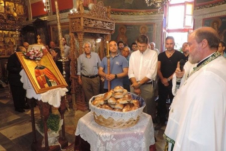 Εορτασμός του Αγίου Σαμψών του Ξενοδόχου στη Μεγάλη Παναγιά Μυκόνου
