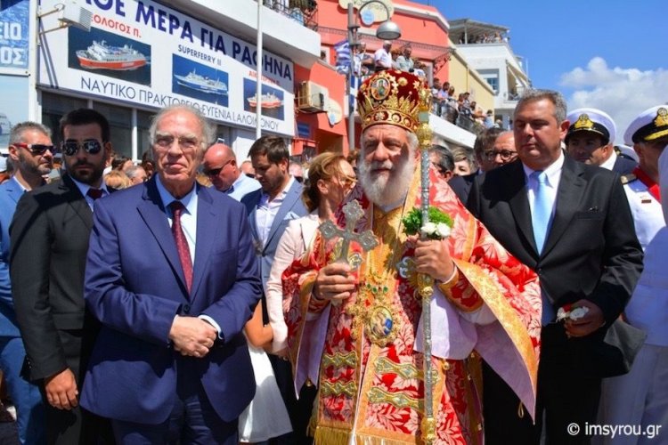 Η Εορτή της Κοιμήσεως της Θεοτόκου στο Ι. Ίδρυμα της Ευαγγελιστρίας Τήνου