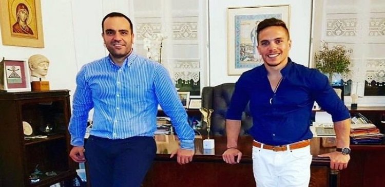 Ο Δήμος Μυκόνου υποδέχτηκε και τίμησε τον  Χρυσό Ολυμπιονίκη Λευτέρη Πετρούνια