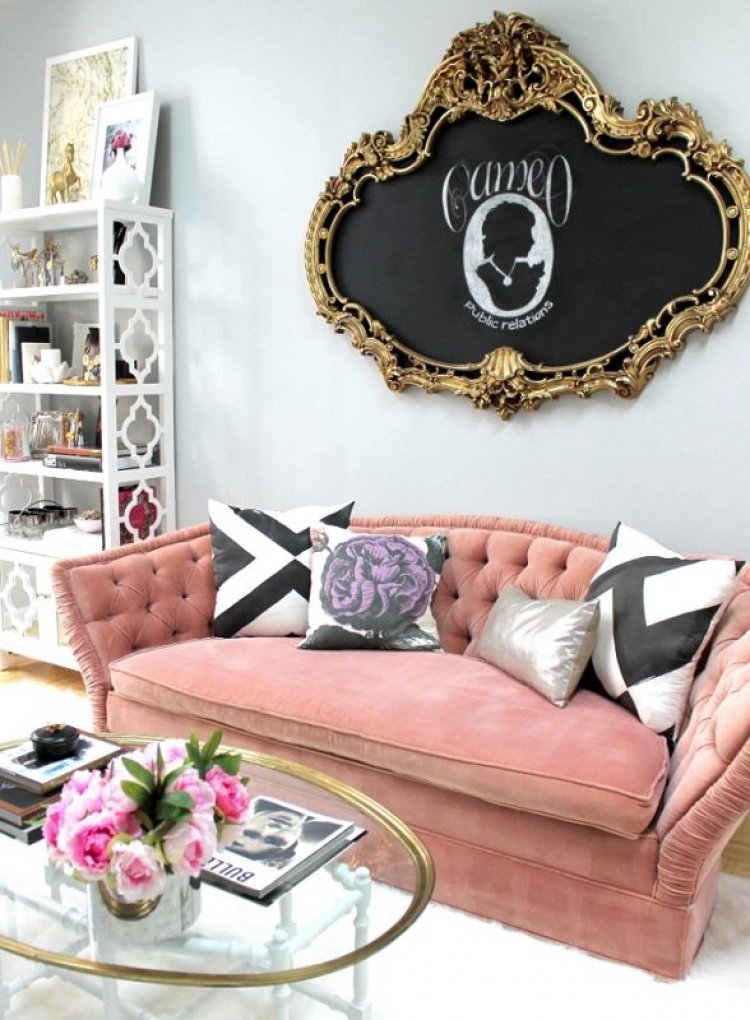 Ονειρεμένη διακόσμηση με συνδυασμούς του Γκρι με Ροδακινί!! (20 Ιδέες)