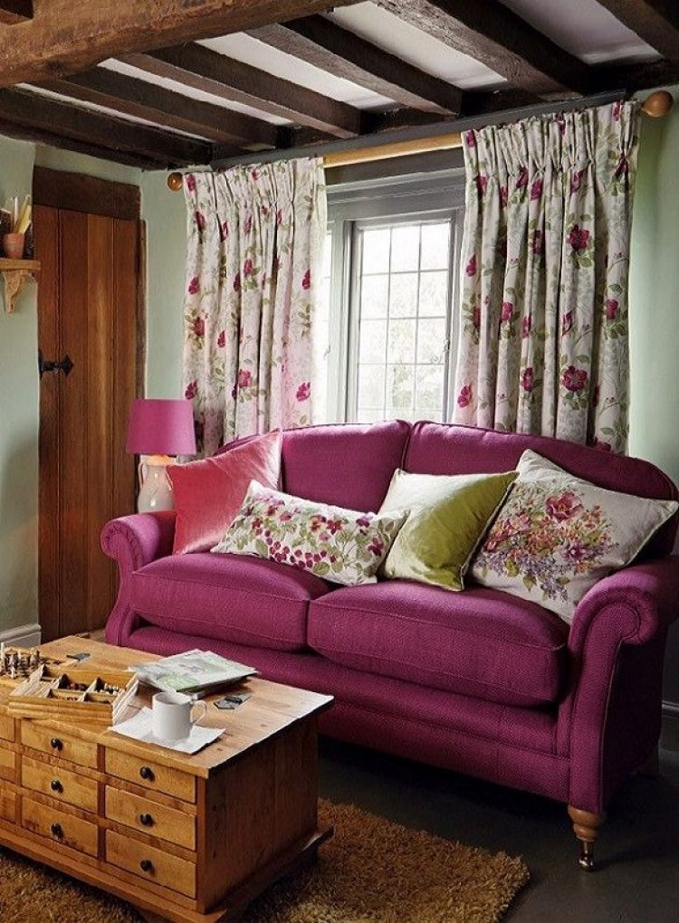 Φωτεινοί ροζ και πράσινοι συνδυασμοί χρωμάτων για την διακόσμηση σπιτιού, σε ρομαντικό στυλ!!