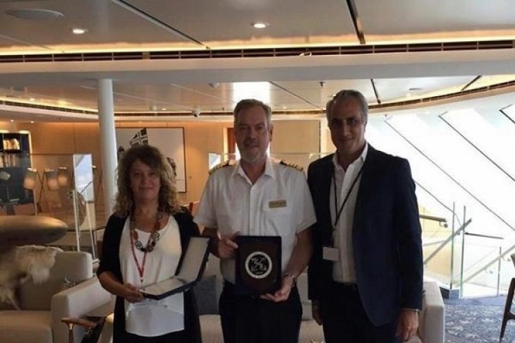 Η Μύκονος υποδέχτηκε το νεότευκτο κρουαζιερόπλοιο “ Viking Sea”