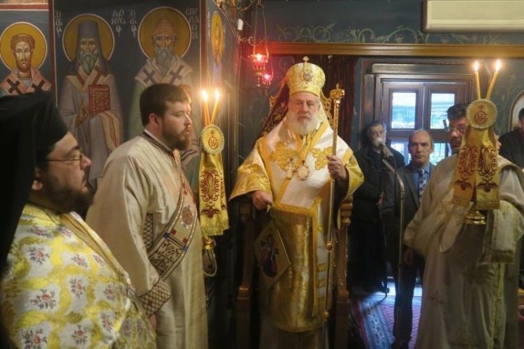 Με τη συμμετοχή πλήθους πιστών η εορτή της Οσίας Ξένης στην Αθήνα