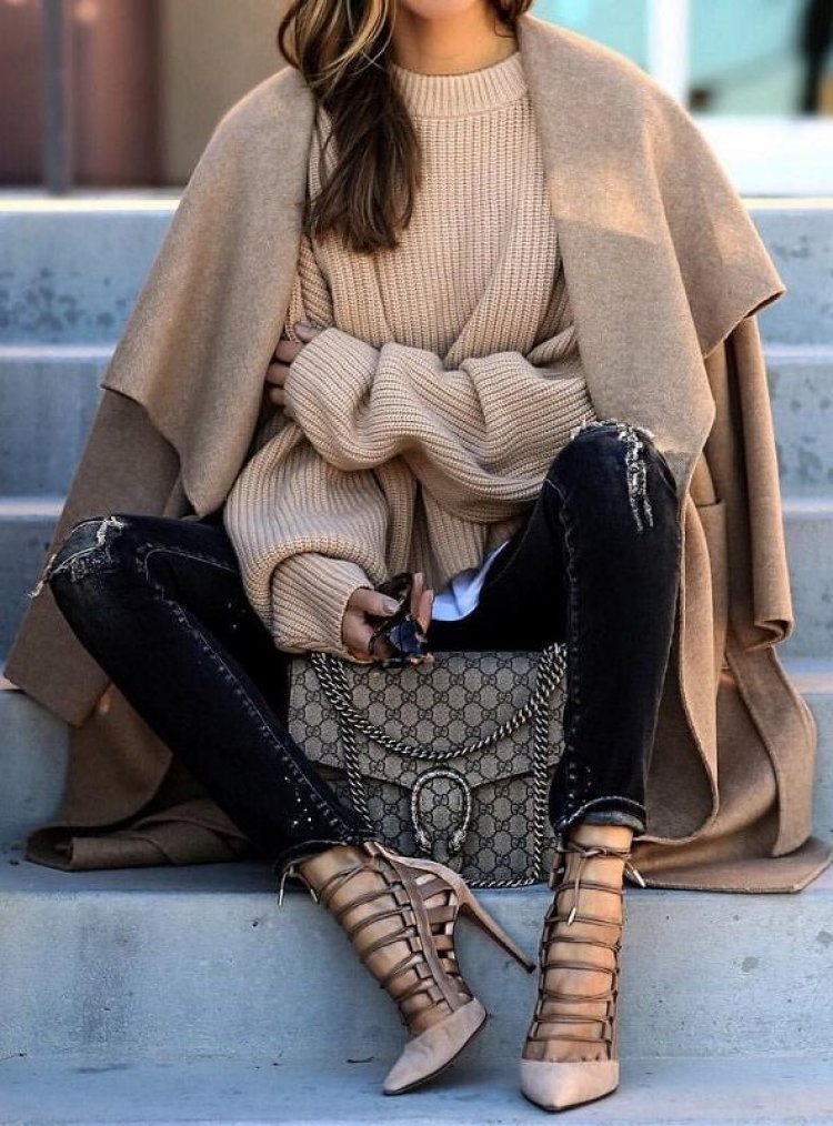 Nude outfit!! Αβίαστα chic και πολύ αριστοκρατικό!!