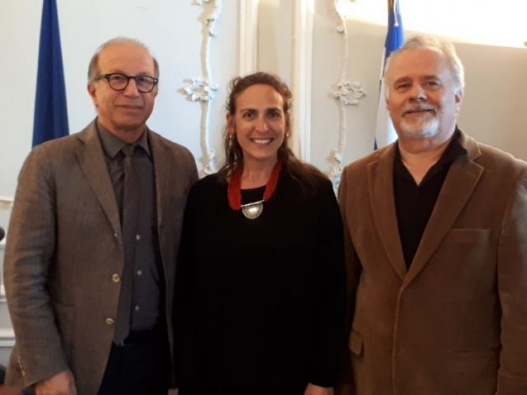 Συνάντηση Αντιπ/ρχη Κυκλάδων Γ. Λεονταρίτη με την Πρόξενο των Η.Π.Α στην Αθήνα