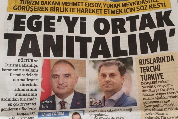 Coronavirus Travel-Aegean: H Hurriyet μιλάει για κοινή διαφημιστική εκστρατεία Ελλάδας-Τουρκίας για το Αιγαίο