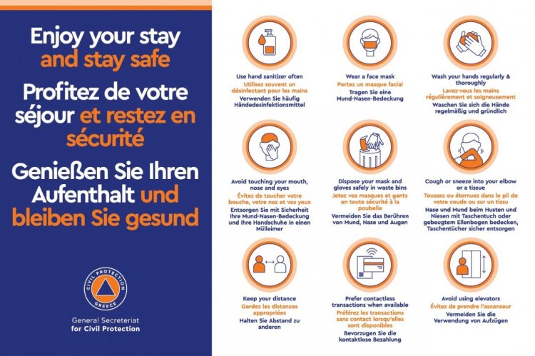 Reopening Tourism: «Απολαύστε τη διαμονή σας – Μείνετε ασφαλείς» - Νέα καμπάνια της Γ.Γ.Π.Π σε όλες τις πύλες εισόδου από 1η Ιουλίου