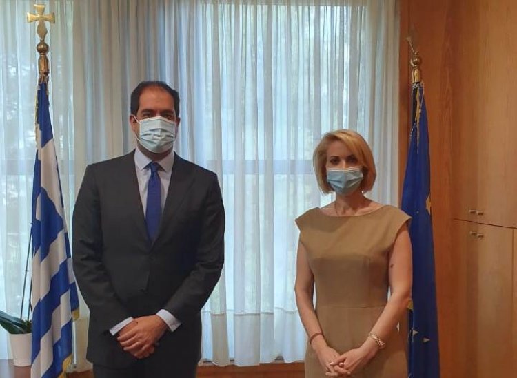 MP Katerina Monogiou: Συνάντηση της Κατερίνας Μονογυιού με τον Υφυπουργό Μεταφορών και Υποδομών Γιάννη Κεφαλογιάννη