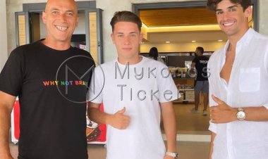 Mykonos: Στο Tropicana Beach bar ο hot young winger της Μπαρτσελόνα Φρανσίσκο Τρινκάο