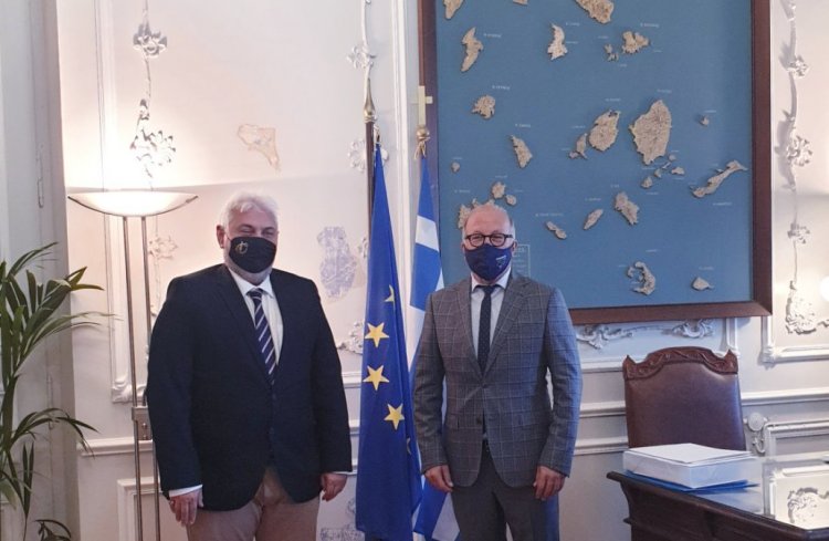 Aegean Islands: Συνάντηση Λεονταρίτη με Αλεξανδρή για θέματα Δικαιοσύνης στο Ν. Αιγαίο και ανέγερσης νέου δικαστικού μεγάρου στην Σύρο