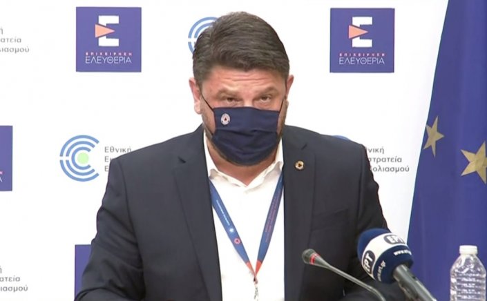 Briefing on covid-19: Μόνο καθήμενοι στην εστίαση - Ισχυρή σύσταση» για self test κατά την επιστροφή από νησιά