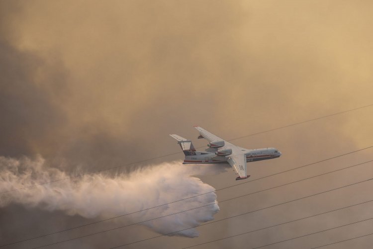 Wildfires: Ισχυρές επίγειες και εναέριες πυροσβεστικές δυνάμεις επιχειρούν σε Γορτυνία και Αρχαία Ολυμπία