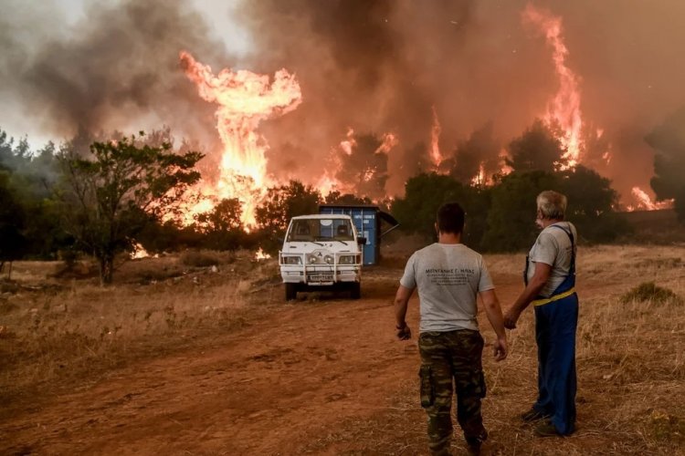 Wildfires: Φωτιά στα Βίλια - Οι φλόγες φτάνουν σε σπίτια στο Πανόραμα!! Φόβοι για ισχυρότερους ανέμους!!