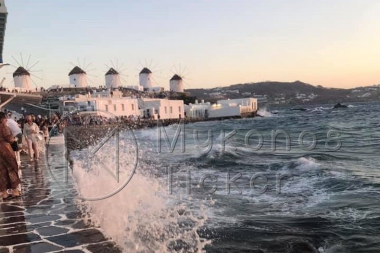 Marine Forecast: Συνέχιση και σήμερα Πέμπτη 19/1/2023, των Θυελλωδών Ανέμων έως 8 bf - Διαρκής Ετοιμότητα από το Λιμεναρχείο Μυκόνου!!