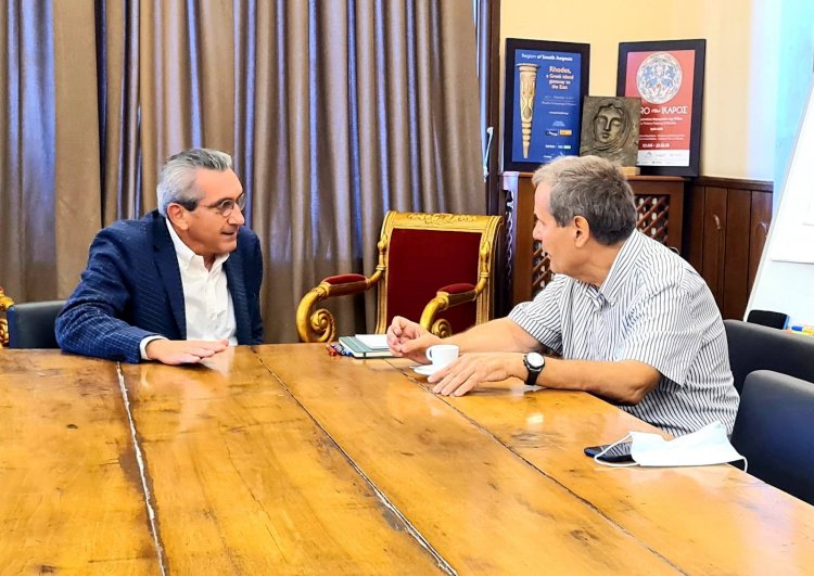 Aegean Islands: Συνεργασία Γ. Χατζημάρκου με τον Αντιπρόεδρο του Πανελλήνιου Ιατρικού Συλλόγου, Κώστα Κουτσόπουλο