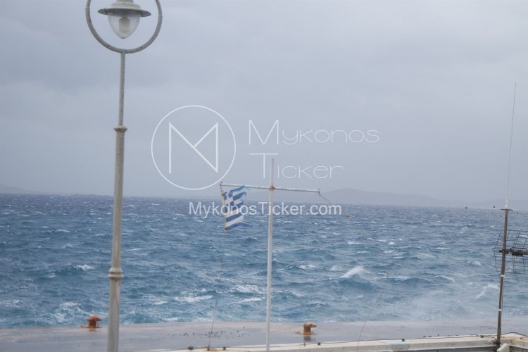 Marine Forecast: Λήψη αυξημένων μέτρων από το Λιμεναρχείο Μυκόνου, λόγω αναγγελίας θυελλωδών ανέμων εντάσεως 7-8 bf