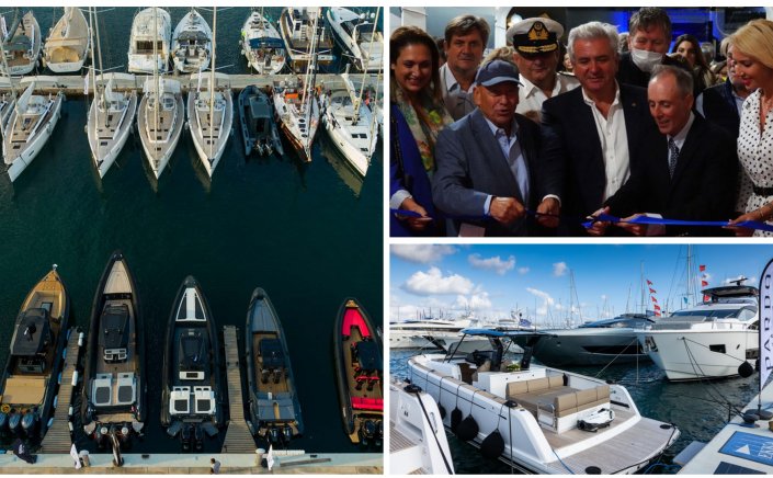 In-Water Boat Show: Η Κατερίνα Μονογυιού στα εγκαίνια της έκθεσης Olympic Yacht Show στο Λαύριο