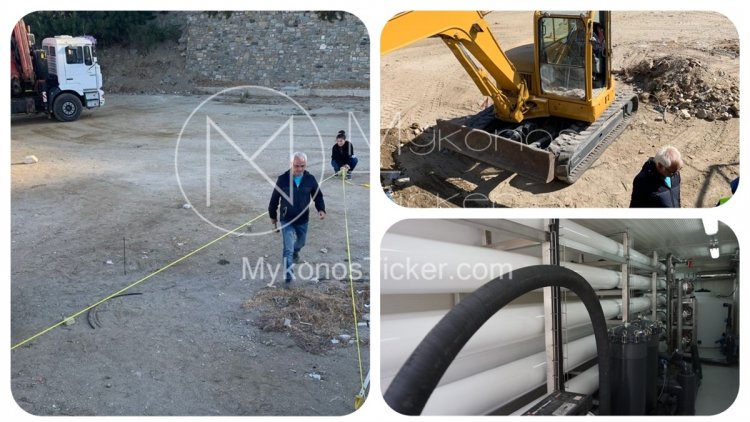 Mykonos – Φ. Βιγλιάρης: Εμείς απαντάμε στα λόγια με πράξεις.....ξεκινούν οι εργασίες εγκατάστασης δύο αφαλατώσεων στο παλιό Λιμάνι