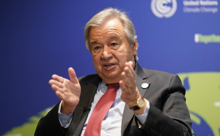 COP26 - Antonio Guterres:  Ο Γκουτέρες κατήγγειλε τις «κούφιες» υποσχέσεις σε έναν κόσμο που συνεχίζει να εξαρτάται από τα ορυκτά καύσιμα