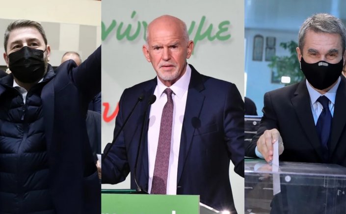 KINAL's leadership:  Πρώτος ο Ανδρουλάκης -Θρίλερ Παπανδρέου-Λοβέρδου για τη δεύτερη θέση