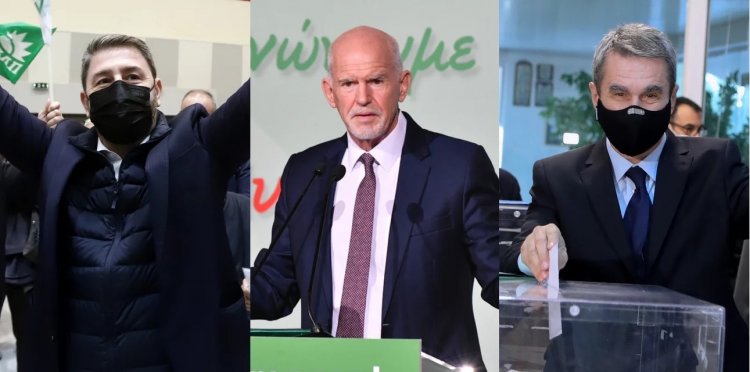 KINAL's leadership:  Πρώτος ο Ανδρουλάκης -Θρίλερ Παπανδρέου-Λοβέρδου για τη δεύτερη θέση