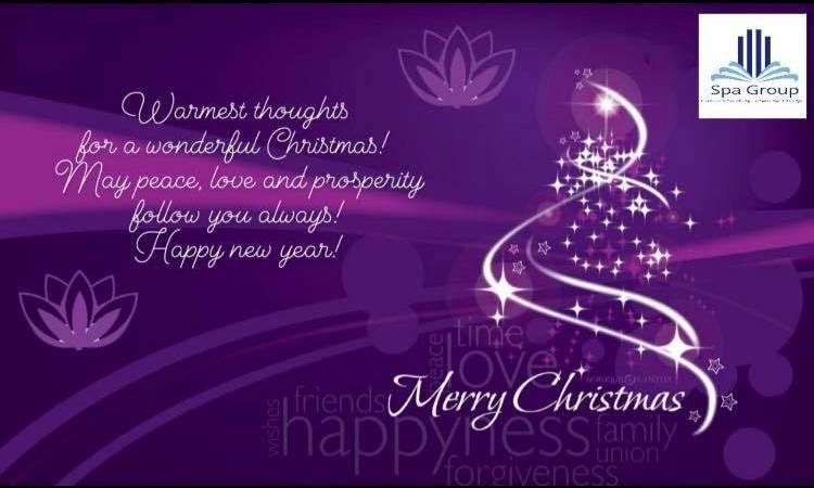 Joyeuses Fêtes! Wonderful Christmas and Happy new year from Spa Group