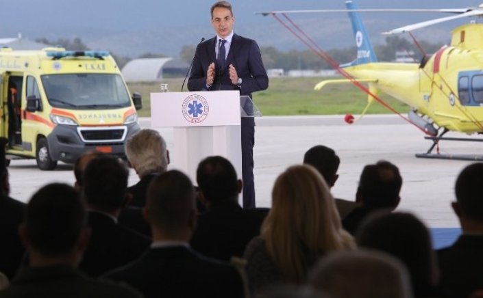 PM Mitsotakis: Τα μέτρα της Πολιτείας για το ΕΚΑΒ δεν ήταν παρά μια μικρή μόνο έκφραση ευγνωμοσύνης όλων μας