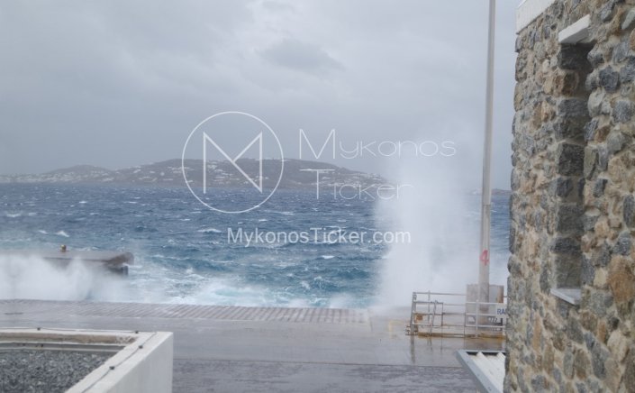 Marine Forecast: Δελτίο Αναγγελίας Θυελλωδών Ανέμων εντάσεως 7-8 bf - Λήψη Αυξημένων Μέτρων, από το Λιμεναρχείο Μυκόνου!!