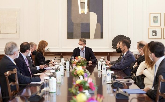 PM Mitsotakis: Συνάντηση Κυριάκου Μητσοτάκη με την Ένωση Ελλήνων Εφοπλιστών - Στο επίκεντρο η ελληνική ναυτιλία