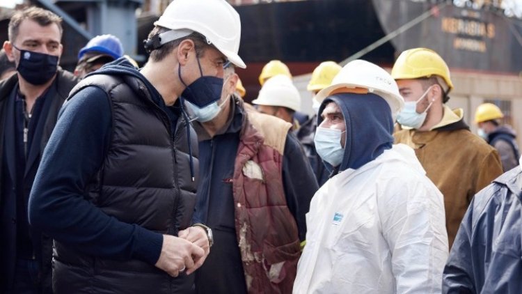 PM Mitsotakis- Syros / Κυρ. Μητσοτάκης-Ναυπηγεία Σύρου:Θα είμαστε κοντά σε αυτή την επένδυση, όπως είμαστε κοντά σε κάθε παραγωγική επένδυση στη χώρα