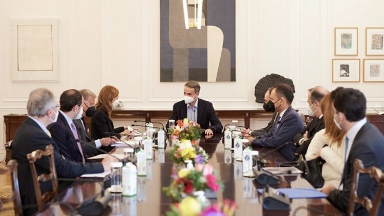PM Mitsotakis: Συνάντηση Κυριάκου Μητσοτάκη με την Ένωση Ελλήνων Εφοπλιστών - Στο επίκεντρο η ελληνική ναυτιλία