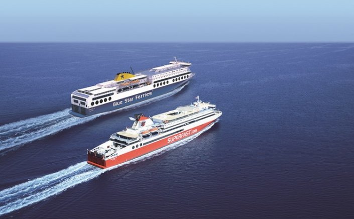 Attica Group supports the fire brigade in extinguishing the fire in Samos