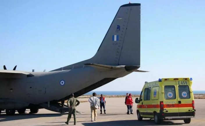 Medical AirLift from Mykonos: Αεροσκάφος B-350C μετέφερε ασθενή, από τη Μύκονο στην Ελευσίνα