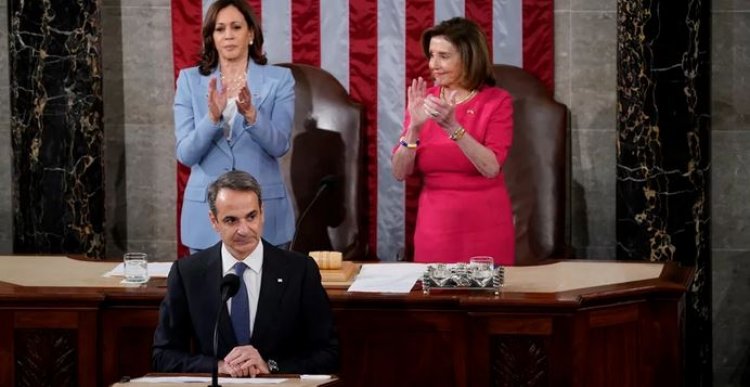 PM Mitsotakis addresses US Congress: Δεν θα ανεχθούμε παραβιάσεις της κυριαρχίας μας - Οι υπερπτήσεις πρέπει να πάψουν άμεσα - Ξεκάθαρα μηνύματα για Ρωσία, Κύπρο και Τουρκία