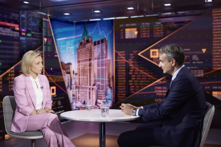 PM Mitsotakis to Bloomberg: Η αμφισβήτηση της ελληνικής κυριαρχίας δεν μπορεί να γίνει ανεκτή